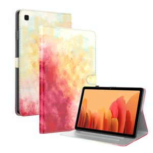 For Samsung Galaxy Tab A7 10.4 2020 T500 / T505 Voltage Watercolor Pattern Skin Feel Magnetic Horizontal Flip PU Leather Case with Holder & Card Slots & Photo Frame & Sleep / Wake-up Function(Spring Cherry) (OEM)