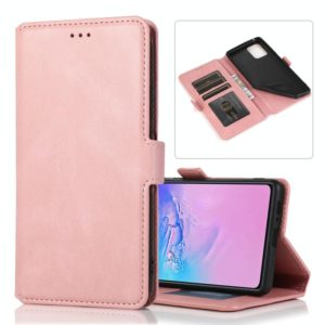 For Samsung Galaxy S10 Lite Retro Magnetic Closing Clasp Horizontal Flip Leather Case with Holder & Card Slots & Photo Frame & Wallet(Rose Gold) (OEM)