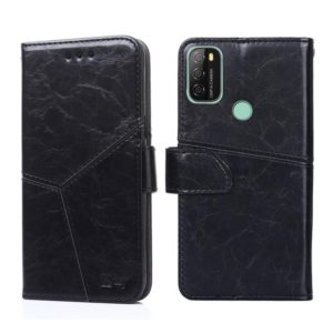 For Blackview A70 Geometric Stitching Horizontal Flip Leather Phone Case(Black) (OEM)