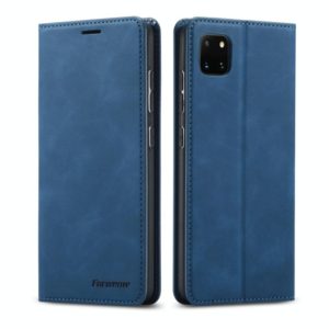 For Galaxy A81 / Note 10 Lite Forwenw Dream Series Oil Edge Strong Magnetism Horizontal Flip Leather Case with Holder & Card Slots & Wallet & Photo Frame(Blue) (Forwenw) (OEM)