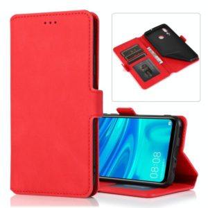 For Huawei Enjoy 9s Retro Magnetic Closing Clasp Horizontal Flip Leather Case with Holder & Card Slots & Photo Frame & Wallet(Red) (OEM)