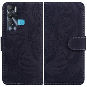 For Tecno Pova Neo LE6 Tiger Embossing Pattern Horizontal Flip Leather Phone Case(Black) (OEM)