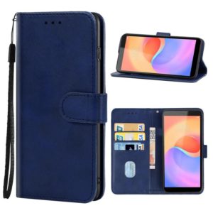 Leather Phone Case For ZTE Blade A31 Plus(Blue) (OEM)