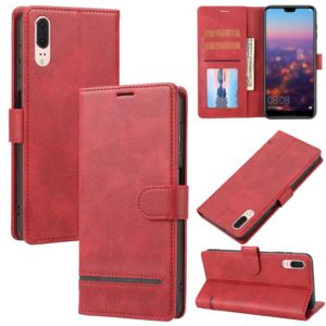 For Huawei P20 Classic Wallet Flip Leather Phone Case(Red) (OEM)