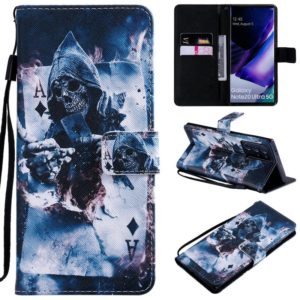 For Samsung Galaxy Note 20 Ultra Painting Horizontal Flip Leather Case with Holder & Card Slot & Lanyard(Magician) (OEM)
