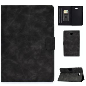For Samsung Galaxy Tab A 10.1 (2016) T580/T585 Cowhide Texture Horizontal Flip Leather Case with Holder & Card Slots & Sleep / Wake-up Function(Grey) (OEM)