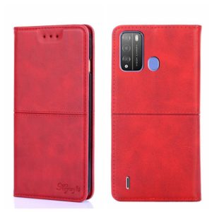 For Itel Vision 1 Pro Cow Texture Magnetic Horizontal Flip Leather Phone Case(Red) (OEM)