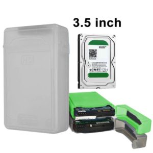 3.5 inch Hard Drive Disk HDD SATA IDE Plastic Storage Box Enclosure Case(Grey) (OEM)