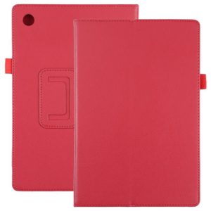 For Samsung Galaxy Tab A8 10.5 2021 Litchi Texture Solid Color Leather Tablet Case(Red) (OEM)