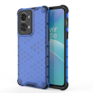 For OnePlus Nord 2T 5G Honeycomb Phone Case(Blue) (OEM)
