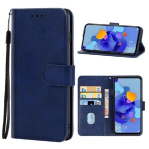 For Huawei nova 5i Pro Leather Phone Case(Blue) (OEM)
