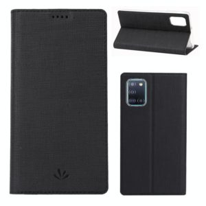 For Samsung Galaxy A31 ViLi Shockproof TPU + PU Horizontal Flip Protective Case with Card Slot & Holder(Black) (ViLi) (OEM)