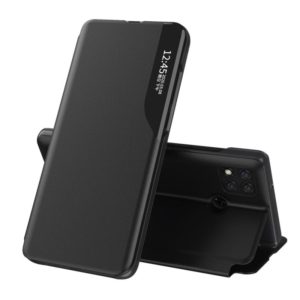 For Xiaomi Redmi 9C Attraction Flip Holder Leather Phone Case(Black) (OEM)