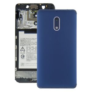 Battery Back Cover with Camera Lens & Side Keys for Nokia 6 TA-1000 TA-1003 TA-1021 TA-1025 TA-1033 TA-1039(Blue) (OEM)