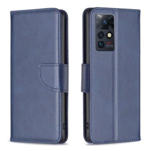For Infinix Zero X / X Pro Lambskin Texture Leather Phone Case(Blue) (OEM)