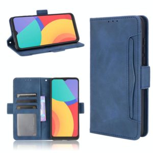 For TCL 20Y / Alcatel 1S 2021 Skin Feel Calf Pattern Leather Phone Case(Blue) (OEM)