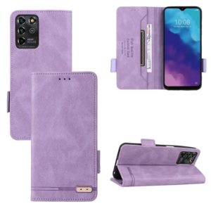 For ZTE Blade V2020/V30 Vita Magnetic Clasp Flip Leather Phone Case(Purple) (OEM)