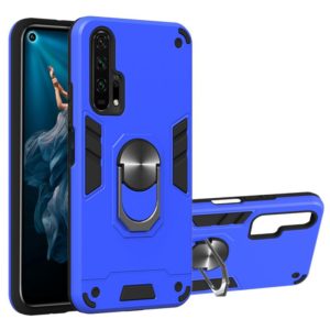 For Huawei Honor 20 / nova 5T 2 in 1 Armour Series PC + TPU Protective Case with Ring Holder(Dark Blue) (OEM)