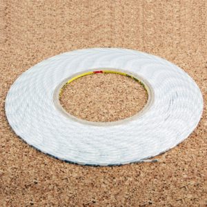 2mm Double Sided Adhesive Sticker Tape for iPhone / Samsung / HTC Mobile Phone Touch Panel Repair, Length: 50m(White) (OEM)