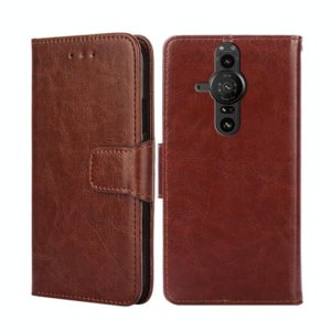 For Sony Xperia Pro-I Crystal Texture Leather Phone Case(Brown) (OEM)