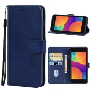 Leather Phone Case For Itel A16(Blue) (OEM)