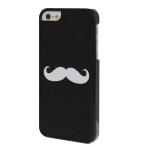 Beard Pattern Frosted & Shimmering Powder Effect Plastic Protective Case for iPhone 5 (OEM)