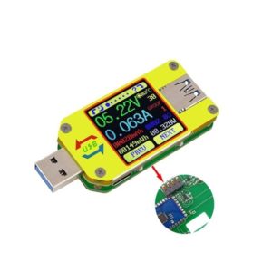 USB 3.0 Color Display Screen Tester Voltage-current Measurement Type-C Meter, Support Android APP, Model:UM34C with Bluetooth (OEM)
