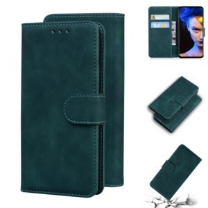 For Blackview A60 Skin Feel Pure Color Flip Leather Phone Case(Green) (OEM)