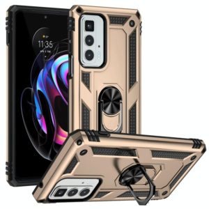 For Motorola Edge 20 Pro Shockproof TPU + PC Phone Case(Gold) (OEM)