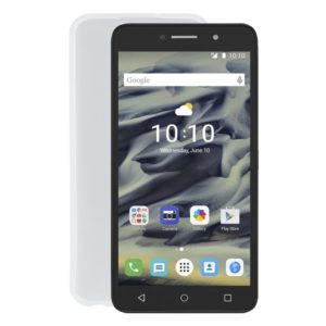 TPU Phone Case For Alcatel Pixi 4 6.0 4G/8050D(Transparent White) (OEM)