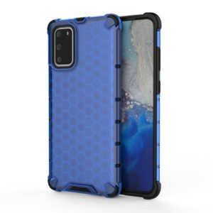 For Galaxy S20+ Shockproof Honeycomb PC + TPU Protective Case(Blue) (OEM)