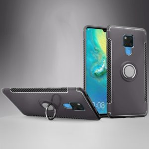 Shockproof Car Magnetic Case with 360 Degree Rotating Armor Ring for Huawei Mate 20 X(Grey) (OEM)