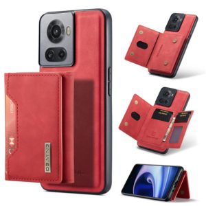 For OnePlus Ace/10R DG.MING M2 Series 3-Fold Multi Card Bag Phone Case(Red) (DG.MING) (OEM)