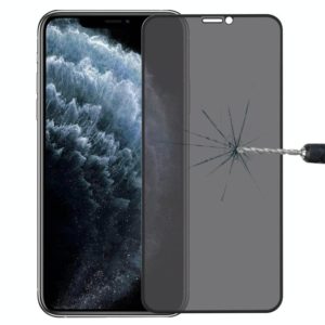 For iPhone X / XS Anti-peeping Plasma Oil Coated High Aluminum Wear-resistant Tempered Glass Film (OEM)