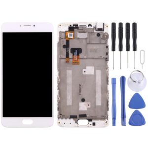 TFT LCD Screen for Meizu M3 Note / Meilan Note 3 CN Digitizer Full Assembly with Frame(White) (OEM)