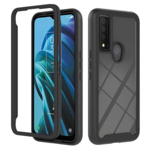 For TCL 30 XE 5G Starry Sky Solid Color Series PC + TPU Phone Case(Black) (OEM)