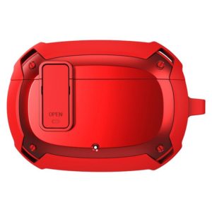 Bumblebee Armor Earphone Protective Case with Switch & Hook For Beats Studio Buds(Red) (OEM)