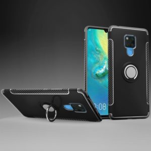 Shockproof Car Magnetic Case with 360 Degree Rotating Armor Ring for Huawei Mate 20 X(Black) (OEM)