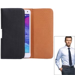 Litchi Texture Horizontal Style Waist Bag for Galaxy Note 4 / Note 3 / Note II / N7100 (OEM)