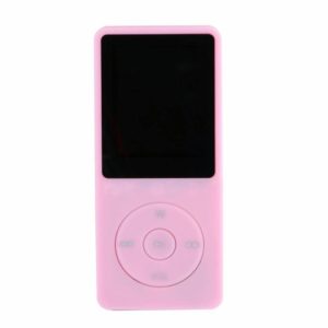 Fashion Portable LCD Screen FM Radio Video Games Movie MP3 MP4 Player Mini Walkman, Memory Capacity:4GB(Pink) (OEM)