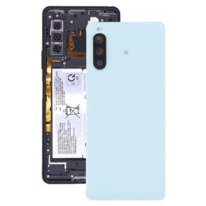 Original Battery Back Cover with Fingerprint for Sony Xperia 10 II(Green) (OEM)