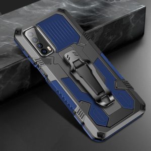 For Huawei P smart 2021 / Y7a Machine Armor Warrior Shockproof PC + TPU Protective Case(Royal Blue) (OEM)