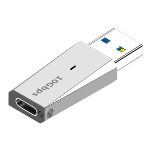 ADS-613 USB 3.1 Male to USB-C / Type-C Female Adapter (Silver) (OEM)