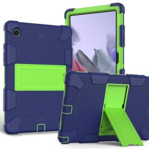 For Samsung Galaxy Tab A8 10.5 2021 Two-Color Robot Silicone + PC Tablet Case(Navy Blue + Yellow Green) (OEM)