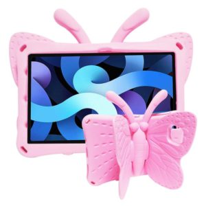 For Galaxy Tab A7 10.4 2020 T500/T505 Butterfly Bracket Style EVA Children Falling Proof Cover Protective Case(Pink) (OEM)