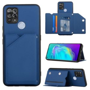For Tecno Pova Skin Feel PU + TPU + PC Phone Case(Blue) (OEM)