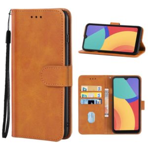 For Alcatel 1L Pro 2021 Leather Phone Case(Brown) (OEM)
