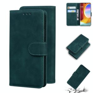 For LG Velvet / G9 Skin Feel Pure Color Flip Leather Phone Case(Green) (OEM)