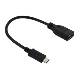 22cm USB-C / Type-C 3.1 Male to USB 3.0 Female Adapter Cable(Black) (OEM)