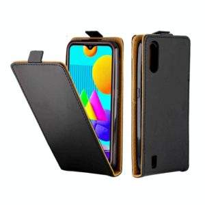 For Samsung Galaxy A01(2020) Business Style Vertical Flip TPU Leather Case with Card Slot(Black) (OEM)